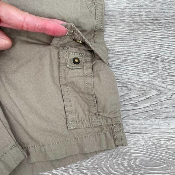 NWT - Tailor Vintage -Stretch Poplin Pull-on Cargo Khaki Shorts - Boys Size 4 - Picture 5 of 11